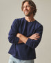Men's French Rib Crew - True Navy
